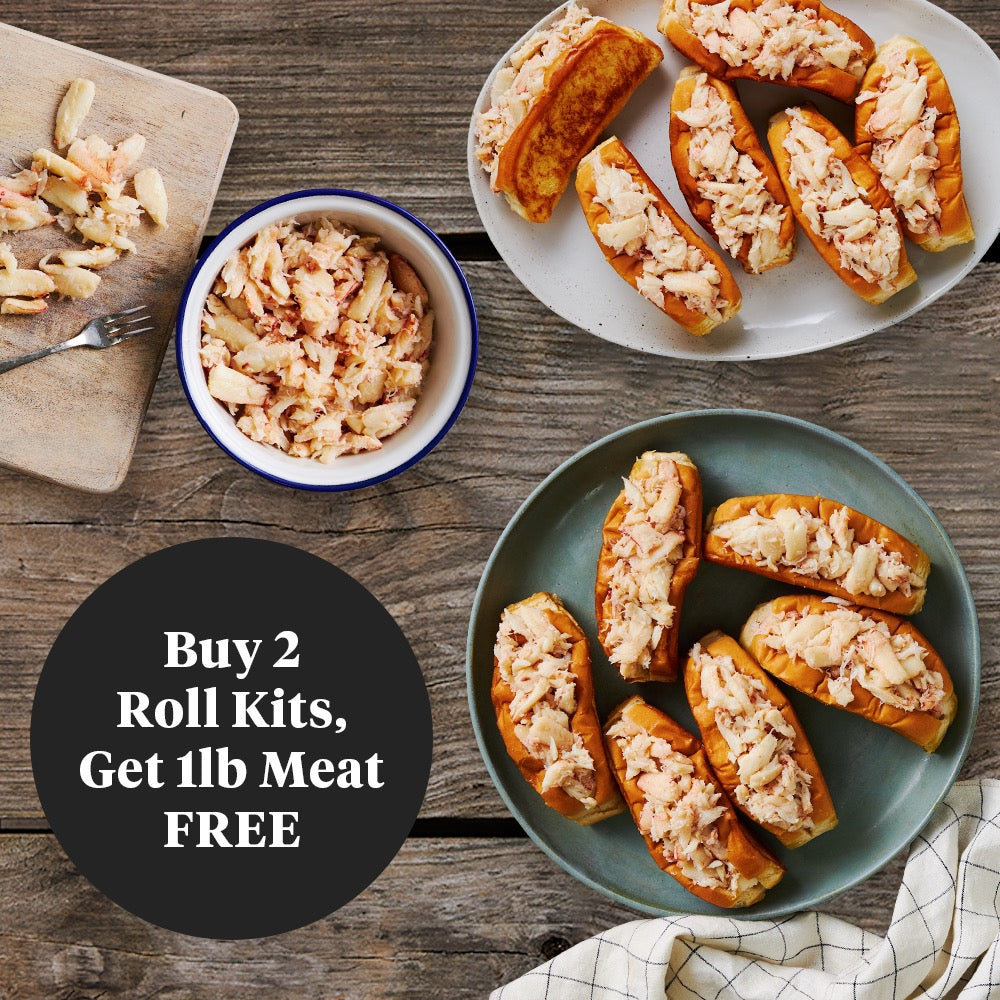Buy 2 Crab Roll Kits get 1lb Crab Meat FREE