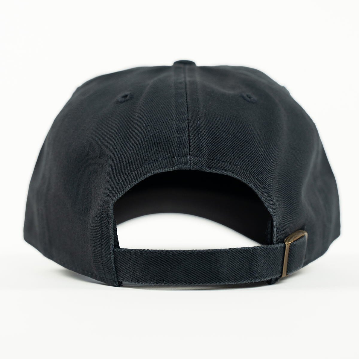 Black baseball cap on a white background