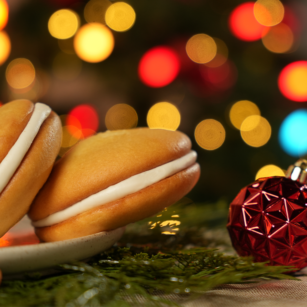 Egg Nog Flavored Whoopie Pie 4-Pack