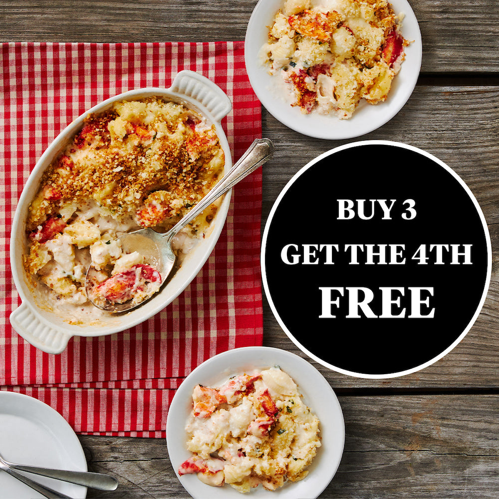Buy 3 Get 1 FREE Maine Lobster Mac & Cheese