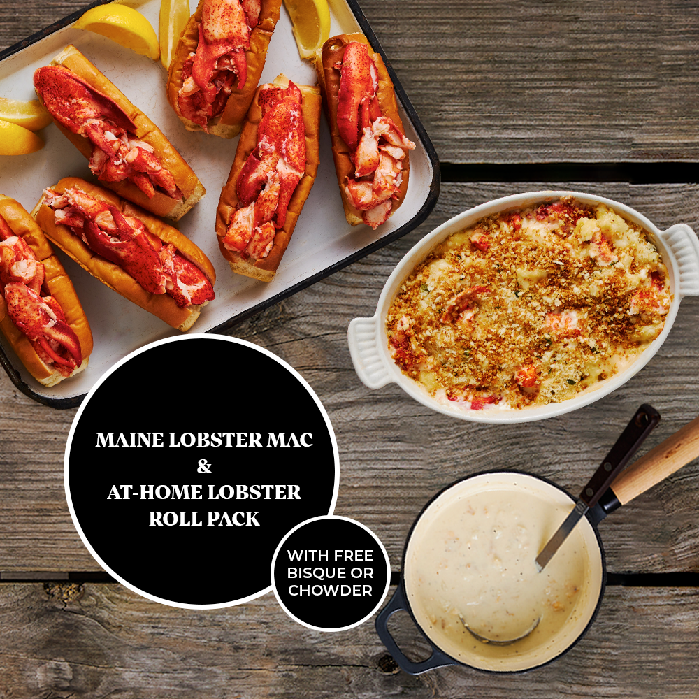 Maine Lobster Mac & At-Home Lobster Roll Kit Pack