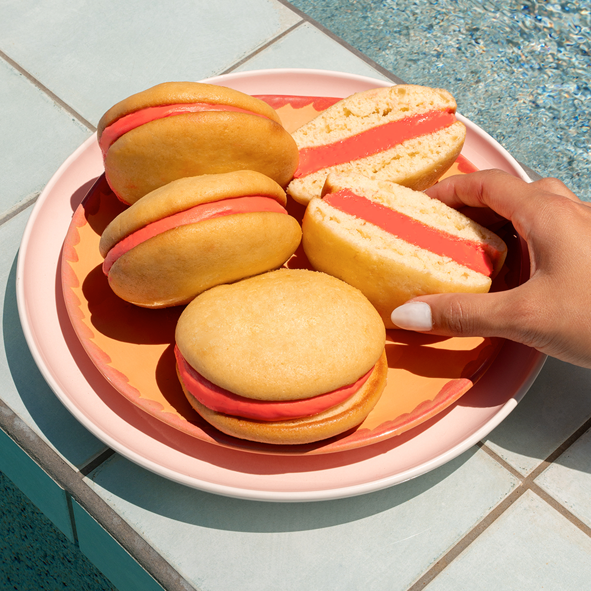 Pink Lemonade Whoopie Pies - 4-Pack