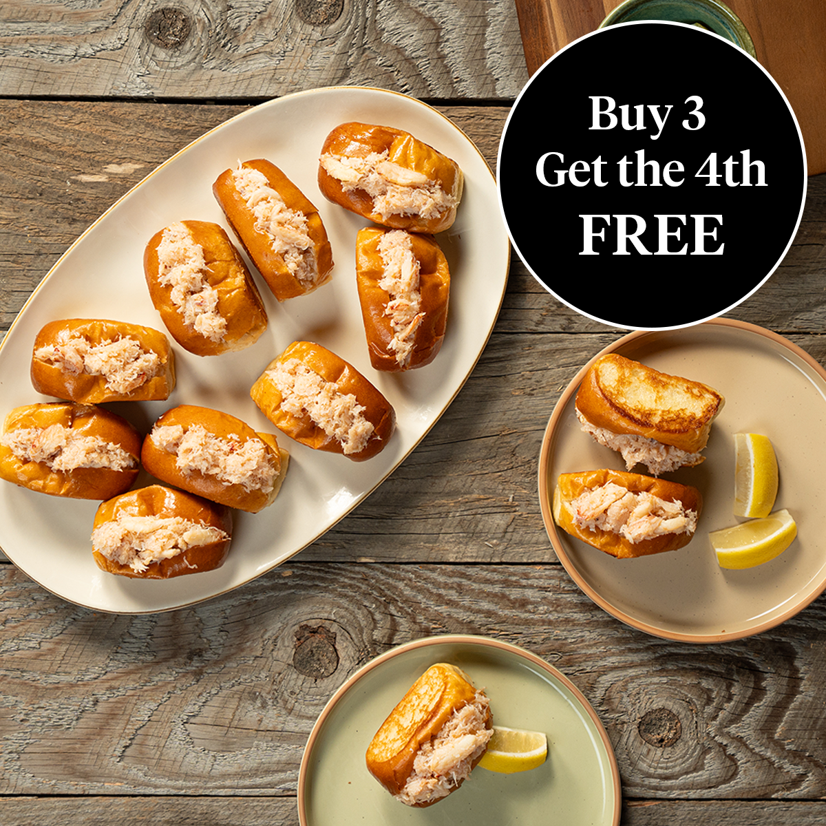 Buy 3 Get 1 FREE Mini At-Home Crab Roll Kit