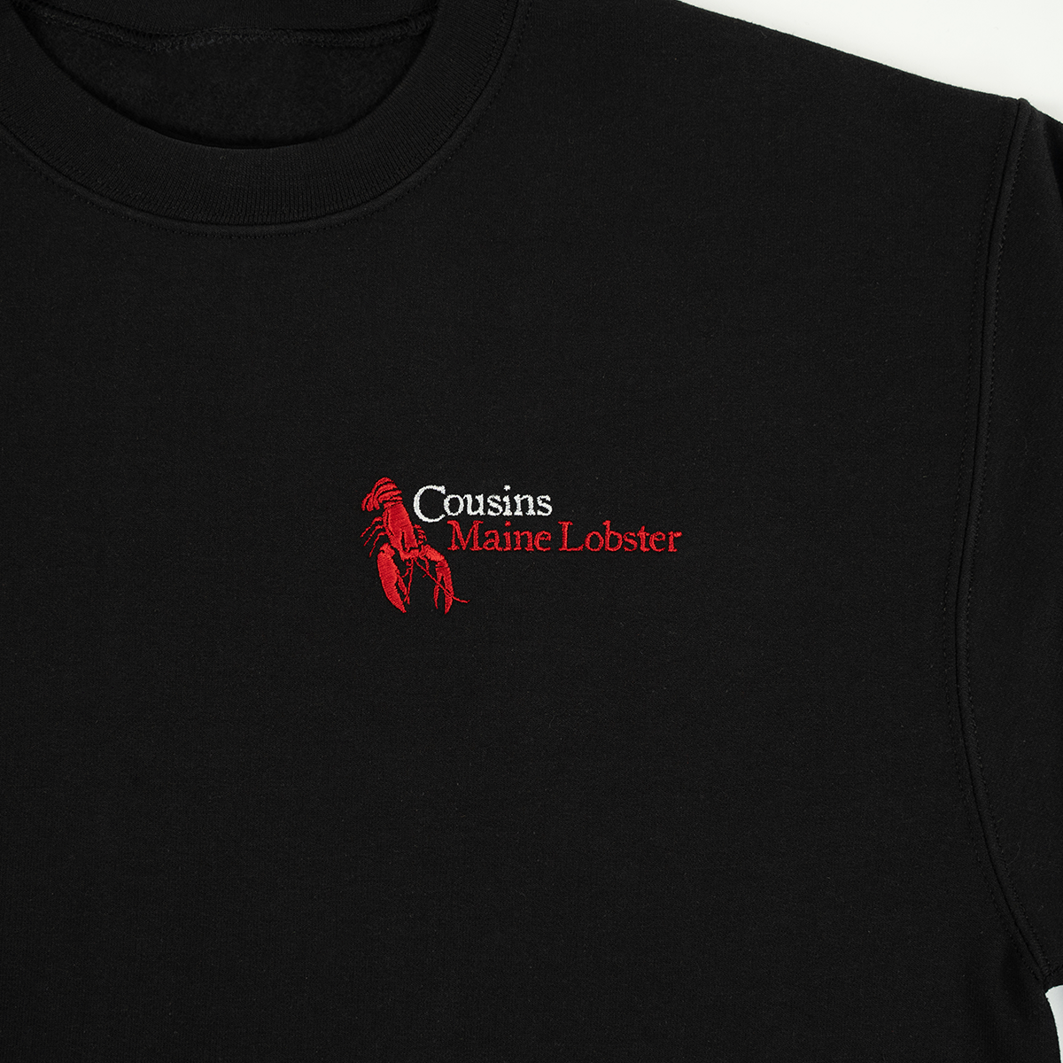 Cousins Embroidered Logo Crewneck
