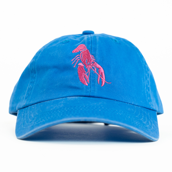 Lobster Graphic Printed Baseball Cap in Distressed Blue Unisex New! Universal Thread Lobster Embroidery Baseball Hat Blue | eBay main image 3