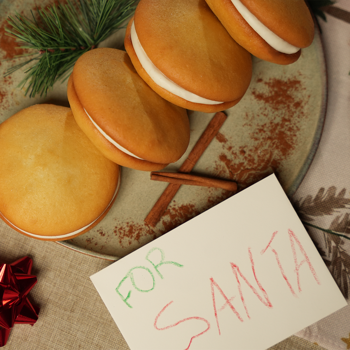 Egg Nog Flavored Whoopie Pie 4-Pack