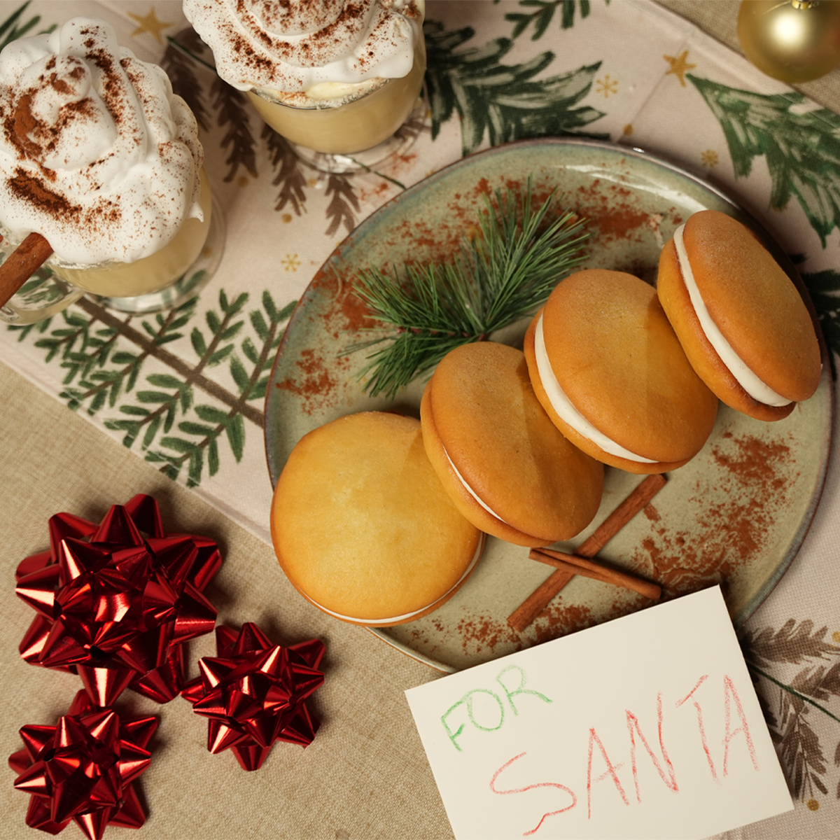 Egg Nog Flavored Whoopie Pie 4-Pack