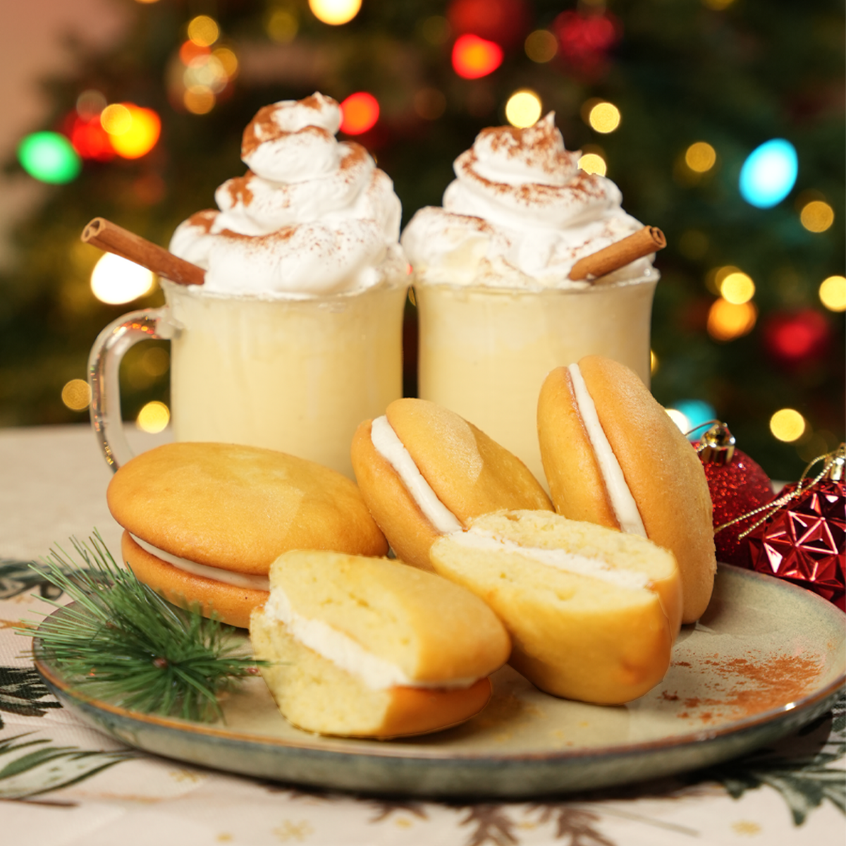 Egg Nog Flavored Whoopie Pie 4-Pack