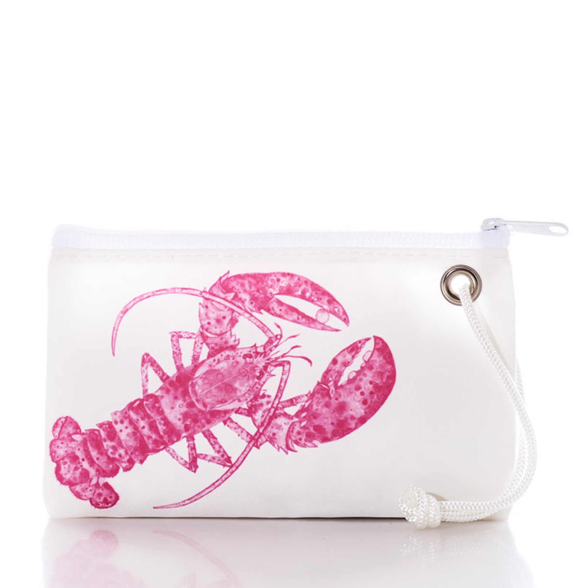 Sea Bags Cure Pink Lobster Wristlet