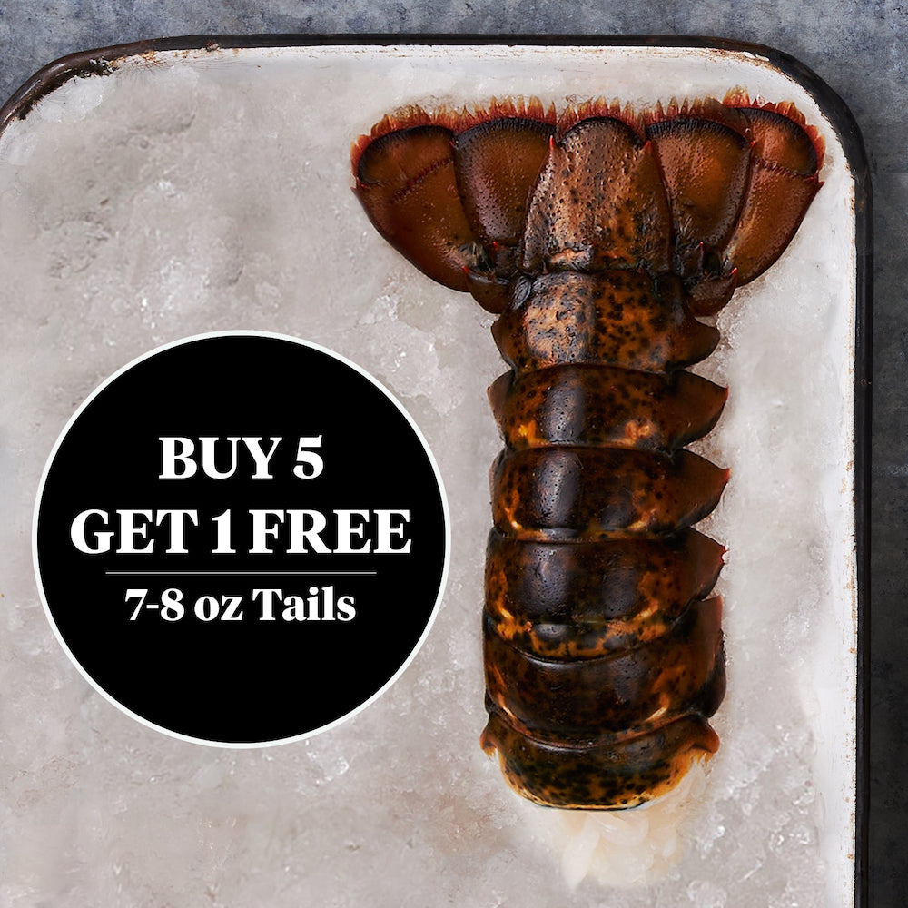 Buy 5 JUMBO Maine Lobster Tails Get 1 FREE
